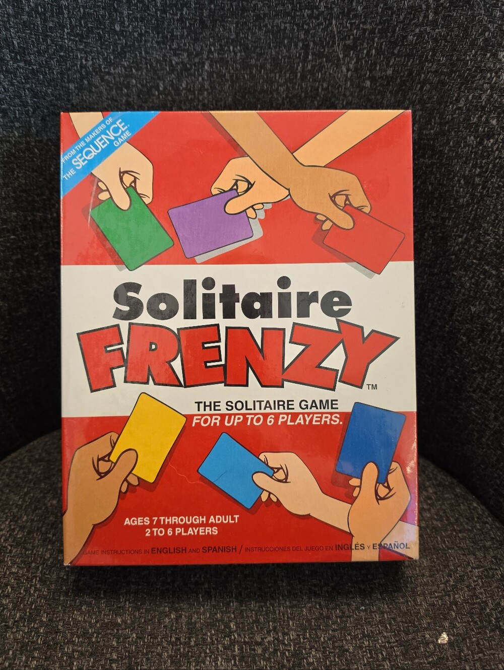 2002 NIB Sealed Solitaire Frenzy Family Card Game Fun Jax